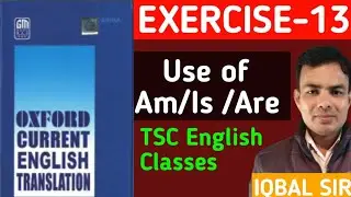OXFORD CURRENT ENGLISH TRANSLATION (EXERCISE 13) ENGLISH TRANSLATION PRACTICE