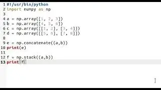 Numpy array: join