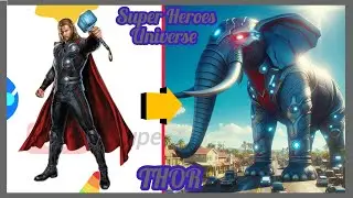 Superheroes but Elephant 🐘😱💥Marvel vs DC All characters and Other Superheroes