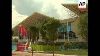 IOC chief presser at main Olympic stadium