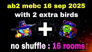 Angry birds 2 mighty eagle bootcamp Mebc 16 sep 2025 with 2 extra birds blues+leo #ab2 mebc today