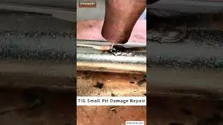 TIG Welding Small Pit Damage Repair | Fast & Precise Fix for Metal Surfaces #welder #tigwelding