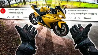 ODKUPIŁEM ZŁOTĄ ERKE PO 4 LATACH | POWR&Oacute;T YAMAHA YZF-R125 | Whiteout