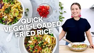 Quick veggie-loaded fried rice