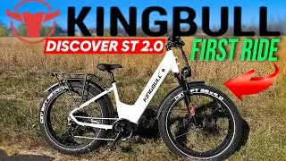 Первая поездка на Kingbull Discover ST 2.0 &mdash; знакомство с электровелосипедом с толстыми шинами #k...