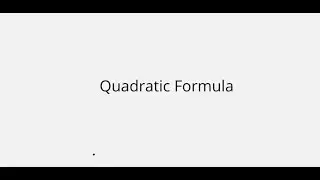 Algebra I Lesson 1: How to use the Quadratic Formula | Conquer the Concept! | Educational Video
