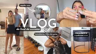 ESPELHO REDONDO, DECORAÇÃO NOVA, MAQUIA E FALA, ACESSÓRIOS #vlog