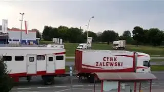 Cyrk Zalewski 2018- Odjazd z Zamościa.