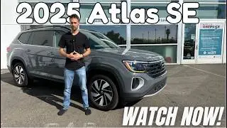 Volkswagen Atlas SE 2025 года с технологиями