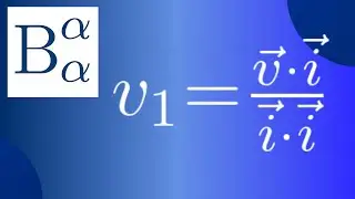 Linear Decomposition by the Dot Product