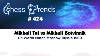 Mikhail Tal vs Mikhail Botvinnik. Ch World Moscow (Russia) 1960.
