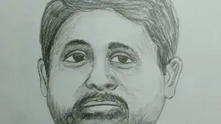 Face drawing step by step/how to draw a male face 