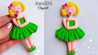 How to Make a Beautiful Clay Doll | Easy DIY Clay Craft for Beginners