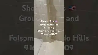 Cracked and missing grout repair and cleaning