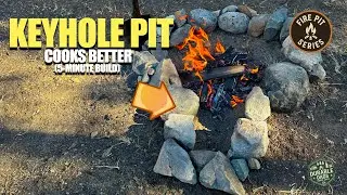Build This Keyhole Fire Pit in 5 Minutes (Cooks Better Too!)