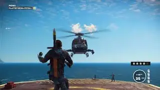 Just Cause 3: Chopper with no pilot