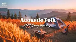 Autumn Morning Glow 🌾 Relaxing Acoustic Folk Guitar | Silent Fields and Soft Sun