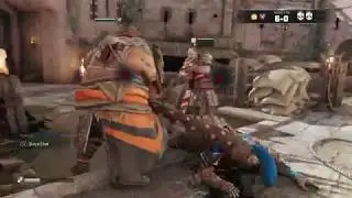 We hug people for 20 minutes. For honor Shugoki rework gameplay.