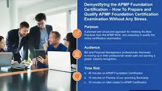 Demystifying the APMP Foundation Certification