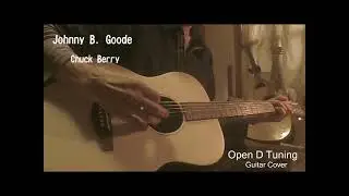 Jonny B Goode 　Open D tuning  Guitar Cover