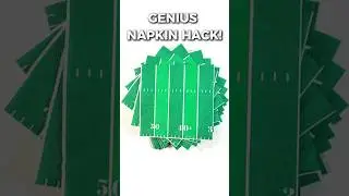The VIRAL Super Bowl Napkin Hack You Need! 🏈 (Dollar Tree DIY) #diy #football #superbowl