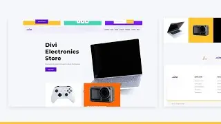 Download a FREE Header and Footer for Divi&rsquo;s Electronics Store Layout Pack