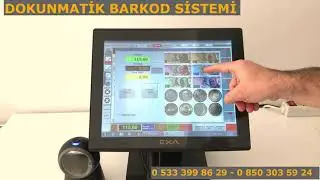 Hesaplı Dokunmatik Barkod Sistemi Market Programı