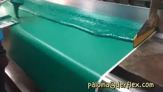 Proceso de fabricaci&oacute;n de lona PVC impermeable DERFLEX fabricantes de China