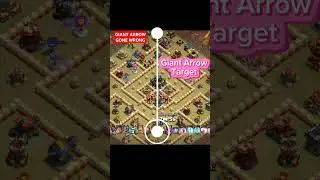 GIANT ARROW GONE WRONG #clashquest #clashofclans #coc #shorts #games #supercell #reggae
