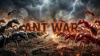 BLACK ANT vs RED ANT WAR 🐜🔥 | Epic Ant Battle | 3D Cinematic Insect War