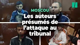 Les suspects de l'attentat de Moscou  au tribunal pour la premi&egrave;re fois