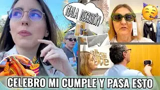 CELEBRO mi CUMPLE en un RESTAURANTE y NO LE GUSTA NADA + Se está ROMPIENDO la CAMA 🥳🎉 | LorenaAndCia