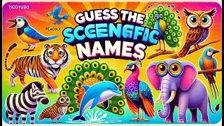 Guess the correct Scientific Names of Animals I Tiger, Dog, Eagle, Dolphin, Owl I #quiz
