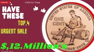 4 ультра-пенни с изображением Линкольна 2009 года. Редкие одноцентовые монеты, стоящие кучу денег...