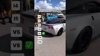 Which Engine Sounds Best? V6 vs V8 vs V10 vs V12 🔥 #carsound #carcommunity #supercars