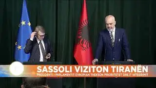David Sassoli takohet sot me Lulzim Bash&euml;n dhe Monika Kryemadhin