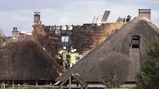 Rietenkap brandbestrijding VRU ingezet bij grote brand in Nederhemert