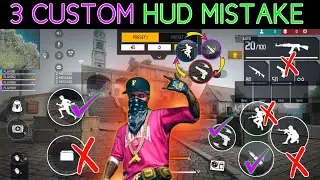Top 5 Biggest Mistakes 3 Finger Hud | 3 Finger Custom Hud Free Fire Minstakes | FF 3 Finger Hud