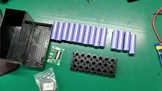 组装12伏10安时锂电池组！5串3并每节，用15节两千毫安时