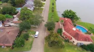 Drone - Across Lake Nassau, Nassau Bay, Texas