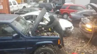 Jeep cherokee sbc engine swap. First start
