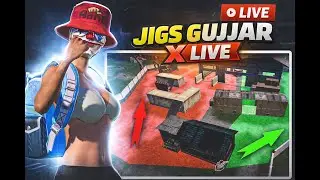 Only chicken dinner and custom room challange withJIGS GUJJAR X LIVE 🥹😎