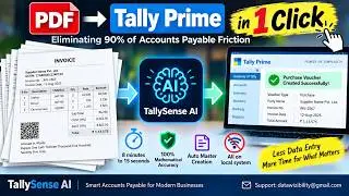 Stop Manual Invoice Entry! PDF to Tally Prime in 15 Seconds
