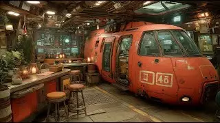 You Are Safe Here | A Cozy Post-Apocalyptic Train Station Habitat for Focus & Calm