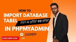 how to import database in phpmyadmin