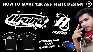 HOW TO MAKE Y2K AESTHETIC SHIRT DESIGN  ( TAGALOG  STEP BY STEP TUTORIAL PARA SA MGA  BEGINNERS )