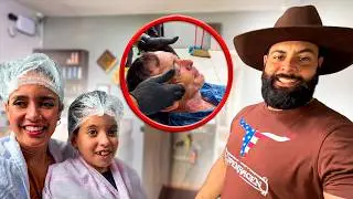 SURPREENDEMOS A FAMILIA DO CASEIRO COM UM DIA NO SAL&Atilde;O DE BELEZA