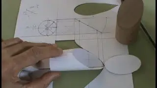 Desarrollo de cilindro truncado