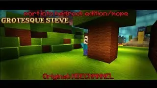 Grotesque steve Port Into bedrock edition [1.2 Version origin mod] Fixed Spawn rule
