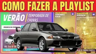 COMO PEGAR O MITSUBISHI LANCER EVO 3 1995 E FAZER A PLAYLIST DE VERÃO SÉRIE 55 FORZA HORIZON 5